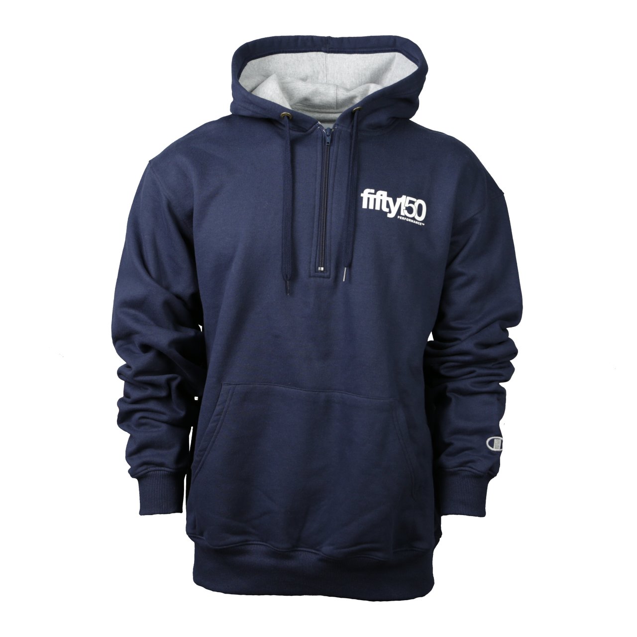 Navy Quarter Zip Champion Hoodie (Small - Fifty150 Brand | Chasing Dreams